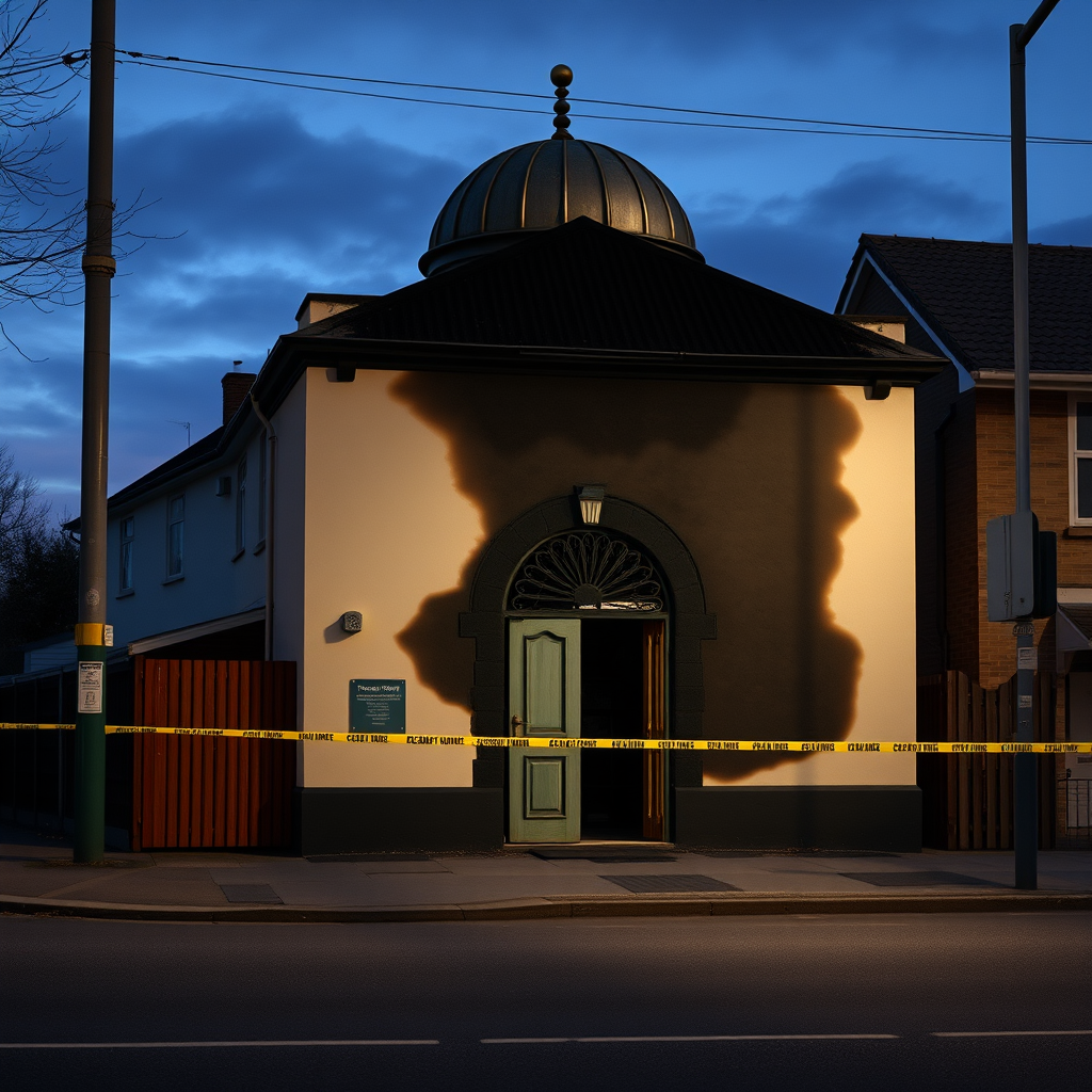 Suspect admits mosque fire, says he didn't want to injure anyone